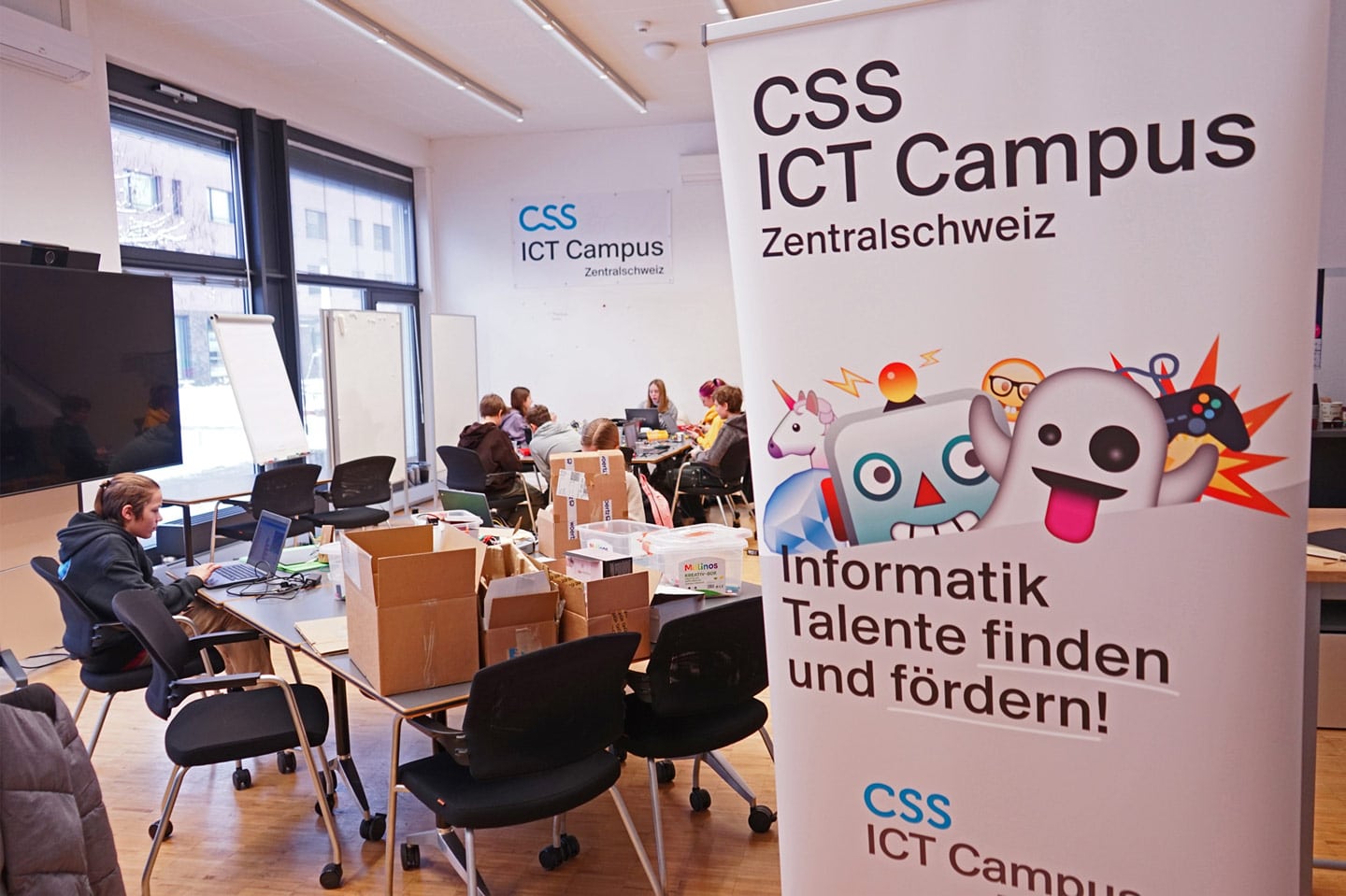 Der ICT Campus Zentralschweiz in den Räumen der CSS Versicherung.